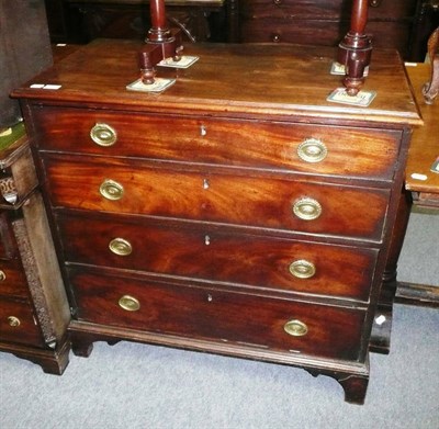 Lot 775 - George III straight fronted chest