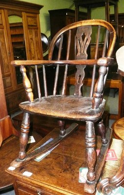 Lot 780 - 19th century child's rocking chair