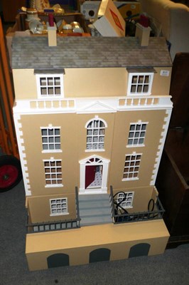 Lot 817 - A Honey Church dolls house with transformer and lights