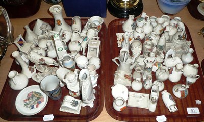 Lot 51 - A quantity of crested china including Goss, etc