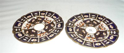 Lot 94 - Two Royal Crown Derby plates