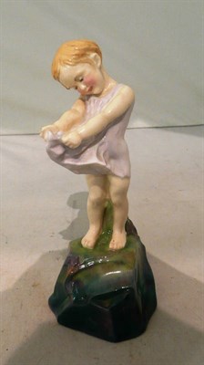 Lot 98 - Royal Doulton figure 'Here a Little Child Stand' HN1546