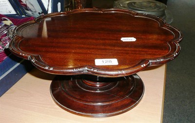 Lot 128 - A 1920's/30's mahogany lazy susan