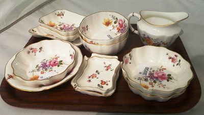 Lot 143 - Royal Crown Derby 'Derby Posies' cream jug, various pin dishes, etc