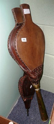 Lot 185 - Two carved bellows