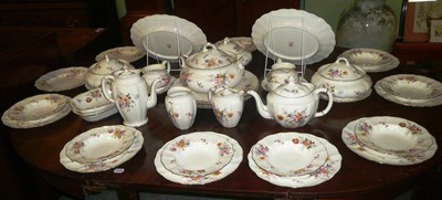 Lot 270 - Royal Crown Derby 'Derby Posies' pattern dinner service