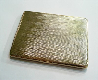 Lot 275 - 9ct gold cigarette case, approximately 152g