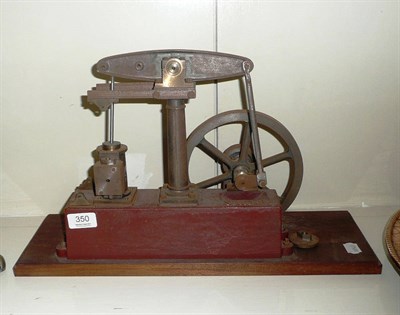 Lot 350 - Stuart beam engine