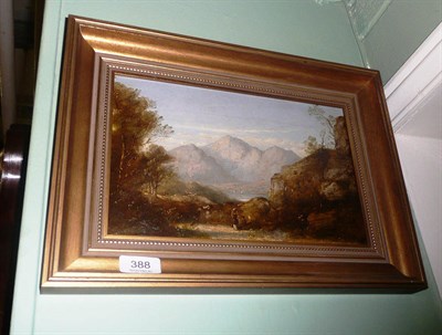 Lot 388 - J B Howard, view of Skiddaw, oil on canvas, circa 1848