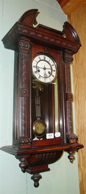 Lot 408 - A Vienna-type wall clock