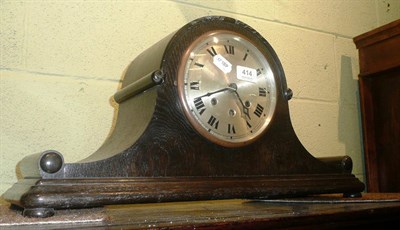Lot 414 - Three train mantel clock