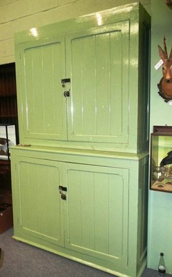 Lot 418 - Two pine cupboards