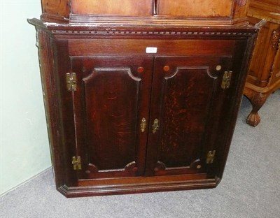 Lot 427 - Oak corner cupboard