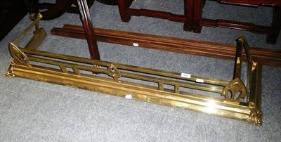 Lot 432 - Brass Arts & Crafts fender