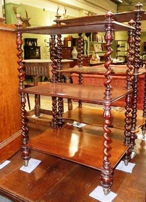 Lot 446 - Three tier whatnot