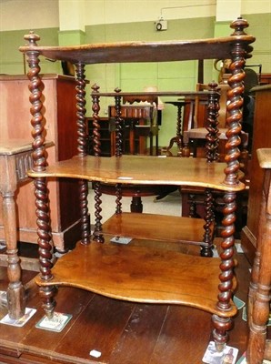 Lot 455 - Three tier side table
