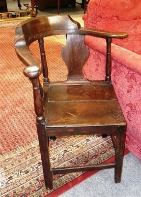 Lot 468 - 18th century corner chair