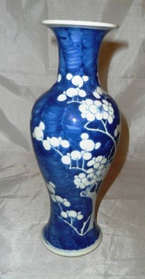 Lot 30 - Chinese blue and white 'prunus' porcelain vase