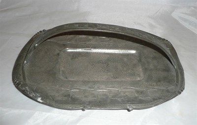 Lot 38 - A Tudric pewter dish, numbered '0357'