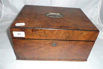 Lot 44 - Walnut work box