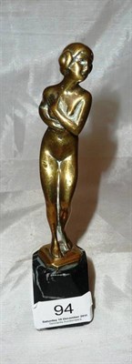 Lot 94 - Art Deco brass figure