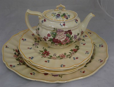 Lot 202 - A Royal Doulton 'Wildflower' part tea and dinner service