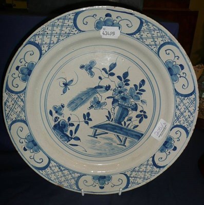 Lot 205 - Pair of Delft blue and white plates