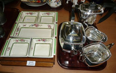 Lot 217 - Quantity of Poole china and two items of Mason's china