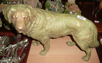 Lot 240 - A Royal Dux style dog