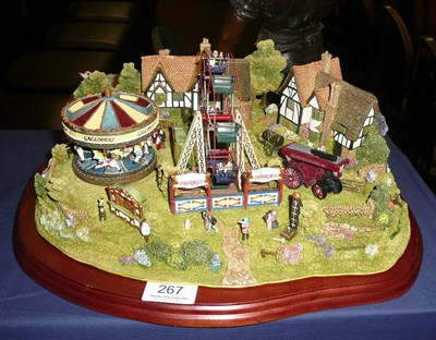 Lot 267 - A large Lilliput Lane model 'All the Fun of the Fair'