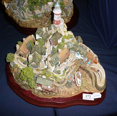 Lot 272 - A limited edition Lilliput Lane model of a seaside village