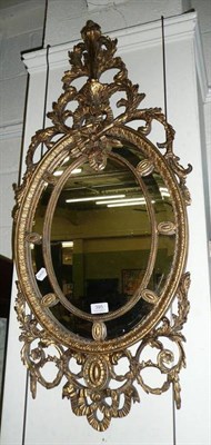 Lot 395 - Pair of gilt framed mirrors