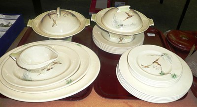 Lot 30 - Doulton 'The Coppice' dinner service, two pieces (a.f.)