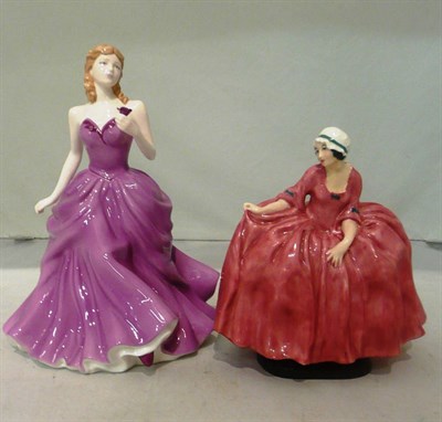 Lot 54 - Royal Doulton figure 'Polly Peachum' Beggars Opera' HN550 and a Doulton figure 'Pretty Ladies'...