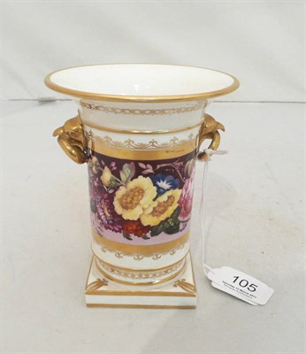 Lot 105 - A Regency bone china spill vase