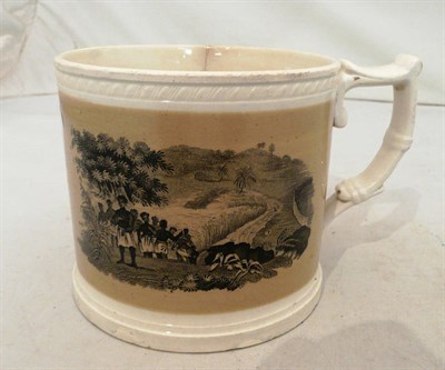 Lot 109 - A slavery mug (a.f.)