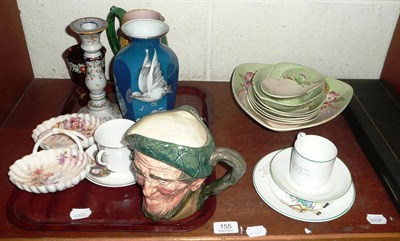 Lot 155 - Quantity of various ceramics, Doulton jug, Carlton ware, etc