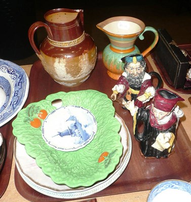 Lot 202 - Quantity ceramics including a Doulton Lambeth stoneware Victoria Golden Jubilee commemorative...