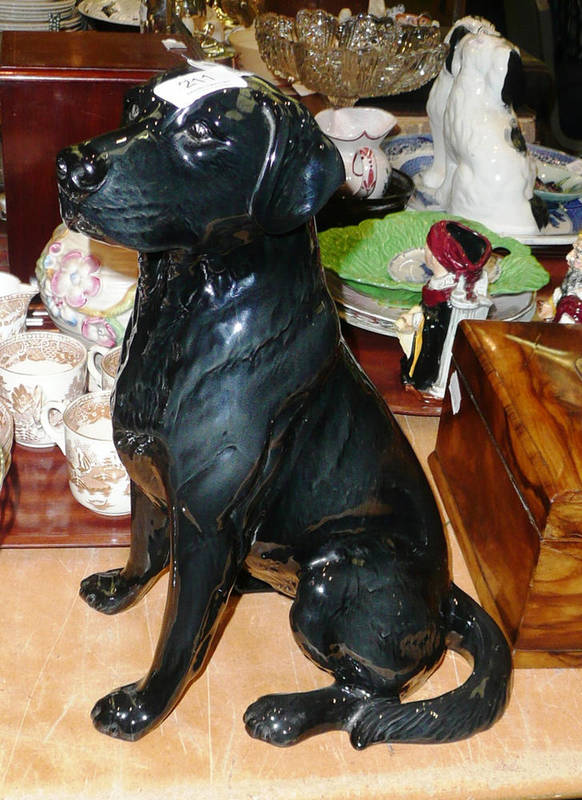 Lot 211 - Beswick black labrador