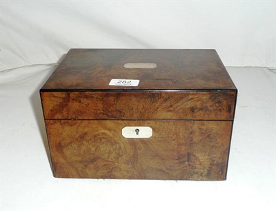 Lot 282 - Victorian rosewood sewing box