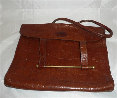 Lot 8 - A Mulberry leather music bag