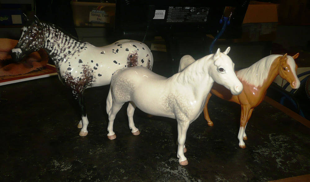 Lot 24 - Beswick Appaloosa Stallion, Connemara Pony and Arab 'Xayal' (a.f.)