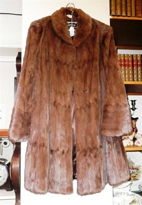 Lot 132 - Fur coat retailed by Matthias Robinson