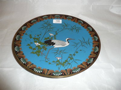 Lot 198 - Cloisonne dish