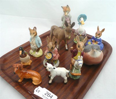 Lot 264 - Bunnykins figures etc