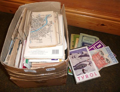 Lot 268 - Box of ordnance survey and other maps