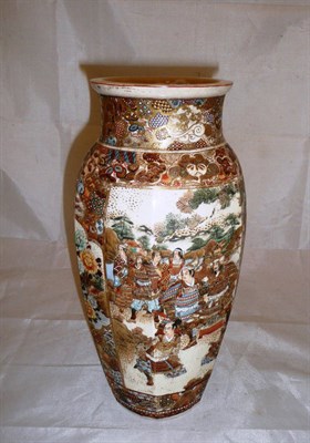 Lot 306 - Japanese satsuma vase