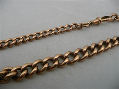 Lot 336 - A 9ct gold watch chain, 48g