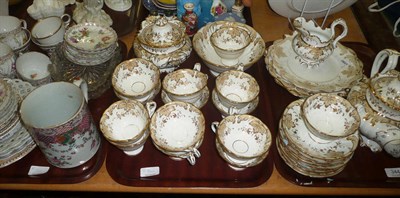 Lot 344 - 19th century English porcelain part tea and coffee service and a quantity of assorted ceramics...