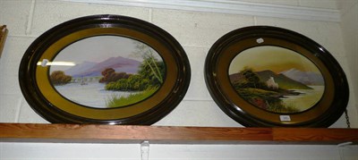 Lot 366 - George Williams pair of gilt framed watercolour landscapes and a pair of framed gouaches (4)